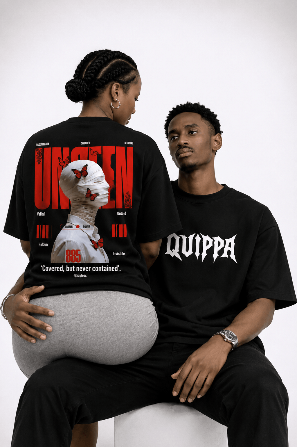 Oversized Tee QUIPPA — Unseen Power Oversized Tee
