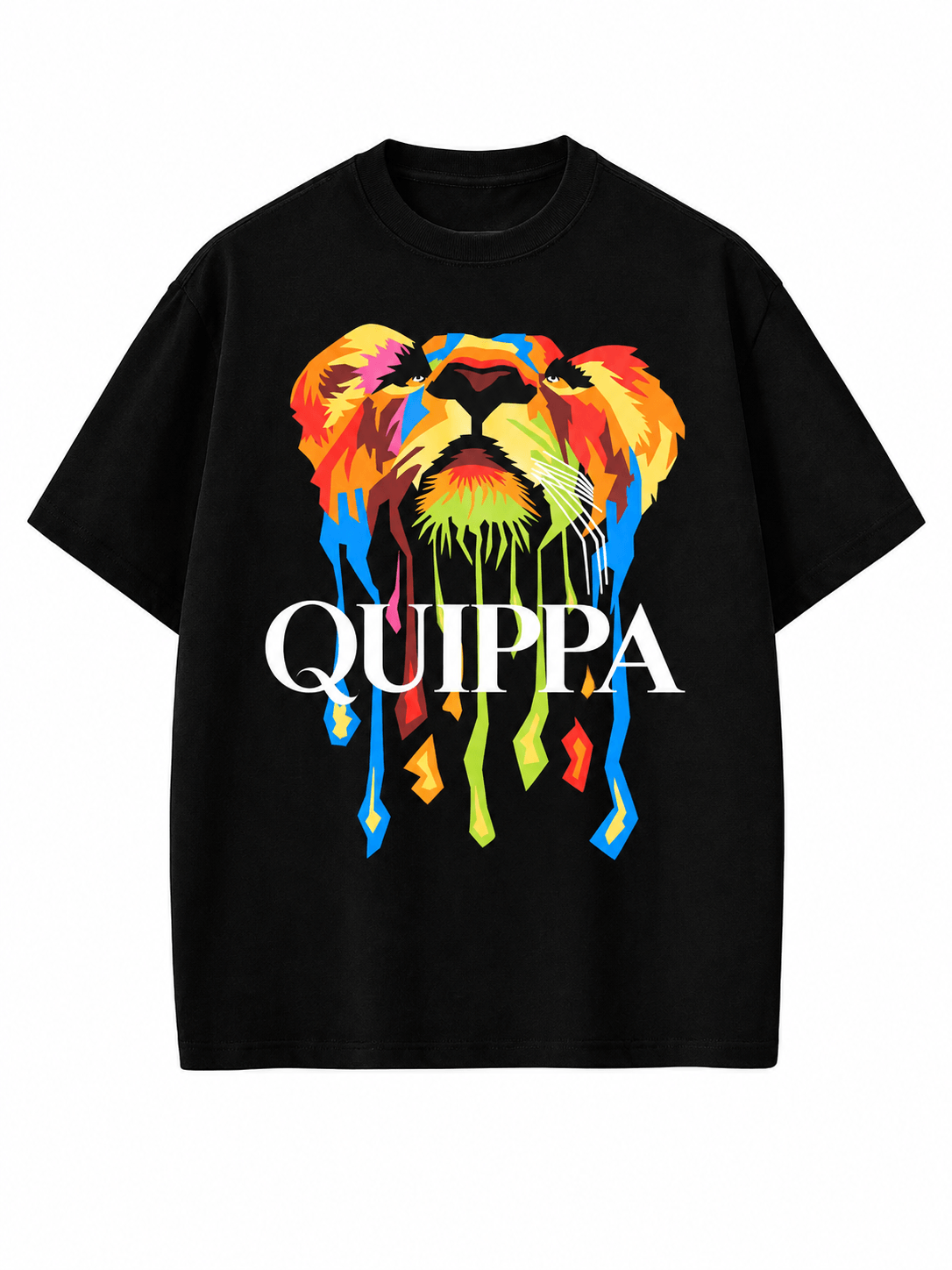 Lion Drip T-Shirt 🦁 QUIPPA Lion Drip T-Shirt 🦁